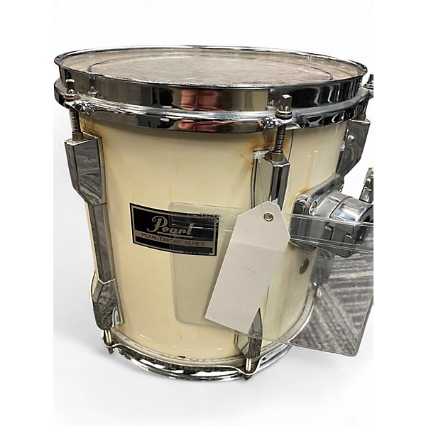 Used Pearl 10X10 Export Series Mounted  Tom Antique White Drum