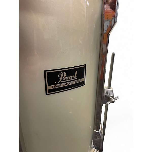 Used Pearl 4 Piece Export Pearl White Drum Kit