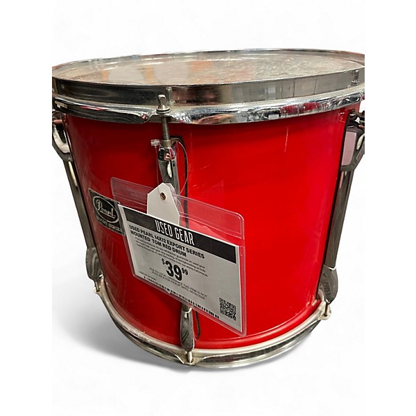Used Pearl 14X12 Export Series Mounted  Tom Red Drum
