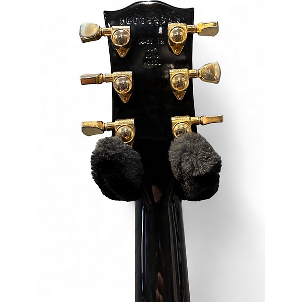 Used Gibson Les Paul Custom Lite Black and Gold Solid Body Electric Guitar