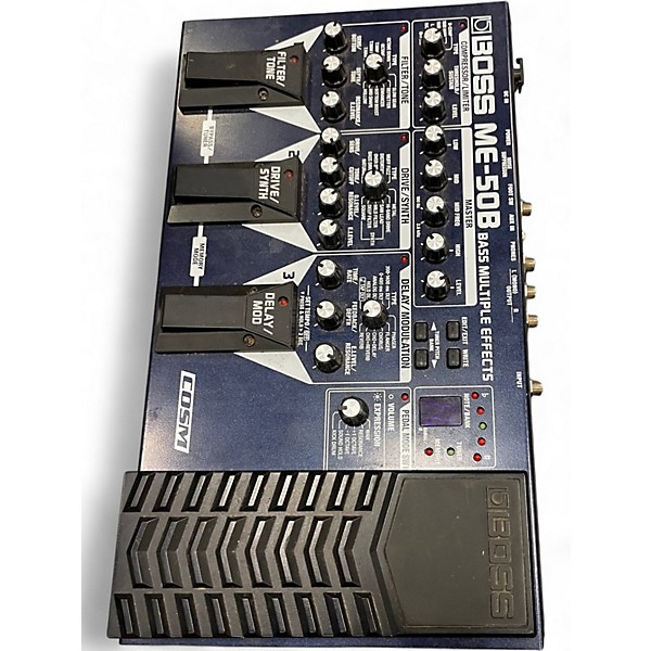 Used BOSS ME50B Bass Multi Bass Effect Pedal