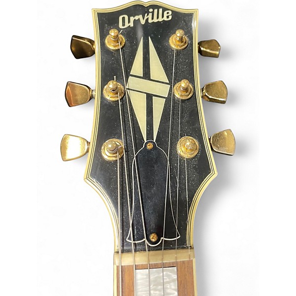 Used Orville LES PAUL Black Solid Body Electric Guitar