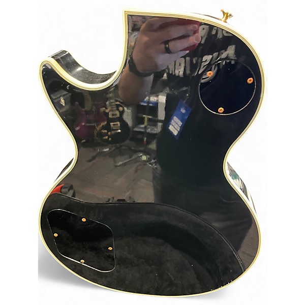 Used Orville LES PAUL Black Solid Body Electric Guitar