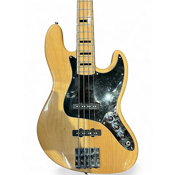 Used Squier Classic Vibe 70s Jazz Bass Natural Electric Bass Guitar