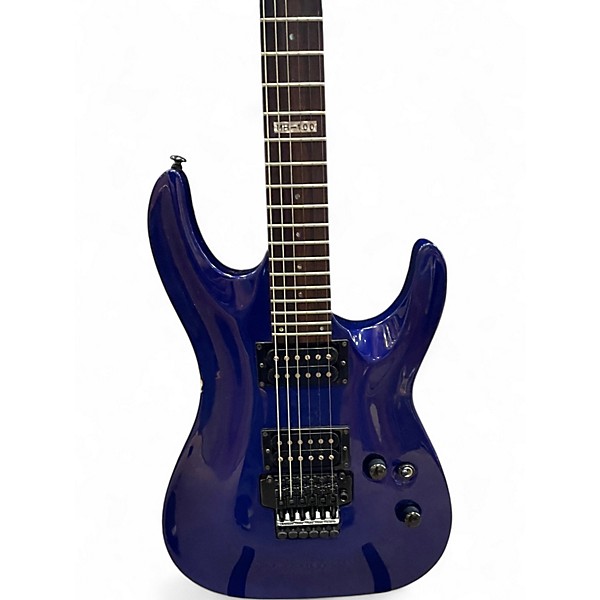 Used Ltd  MH 100 Blue Solid Body Electric Guitar