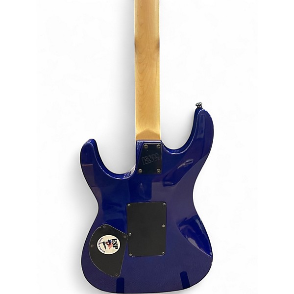 Used Ltd  MH 100 Blue Solid Body Electric Guitar