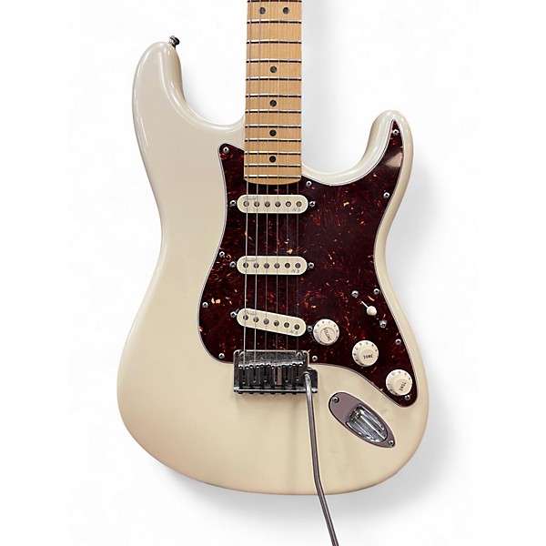 Used Fender American Deluxe Telecaster Pearl White Solid Body Electric Guitar