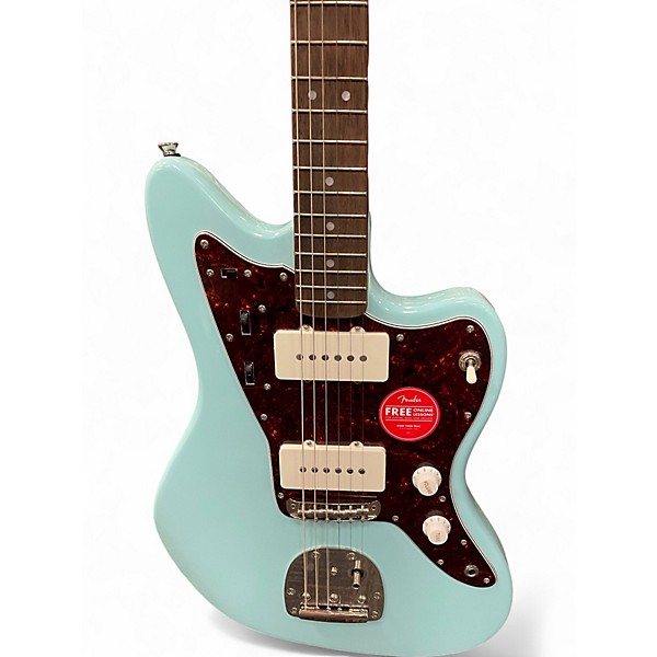 Used Squier Classic Vibe 60s Jazzmaster Daphne Blue Solid Body Electric Guitar