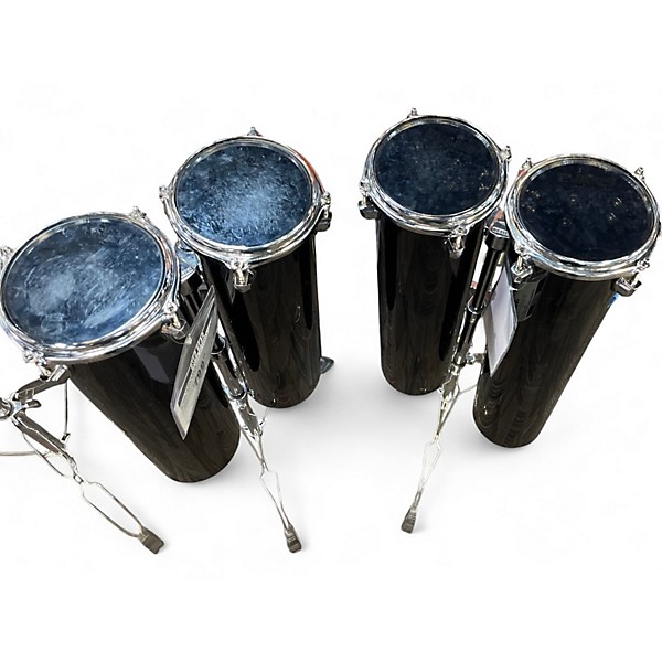 Used TAMA 6.5X15 Low Octoban Set Black Roto Toms