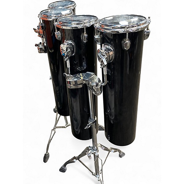 Used TAMA 6.5X15 Low Octoban Set Black Roto Toms