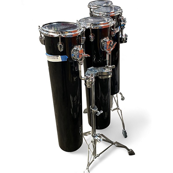 Used TAMA 6.5X15 Low Octoban Set Black Roto Toms
