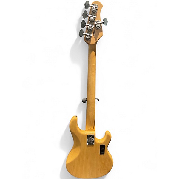Used Ernie Ball Music Man Stingray 5 Left Handed Natural Electric Bass Guitar