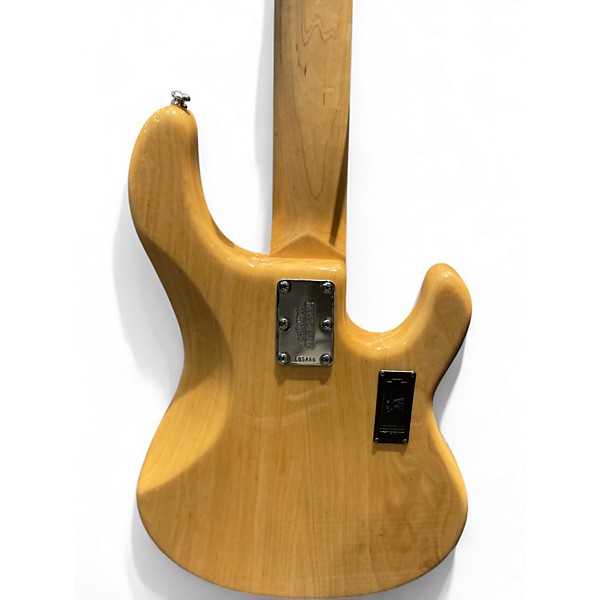 Used Ernie Ball Music Man Stingray 5 Left Handed Natural Electric Bass Guitar