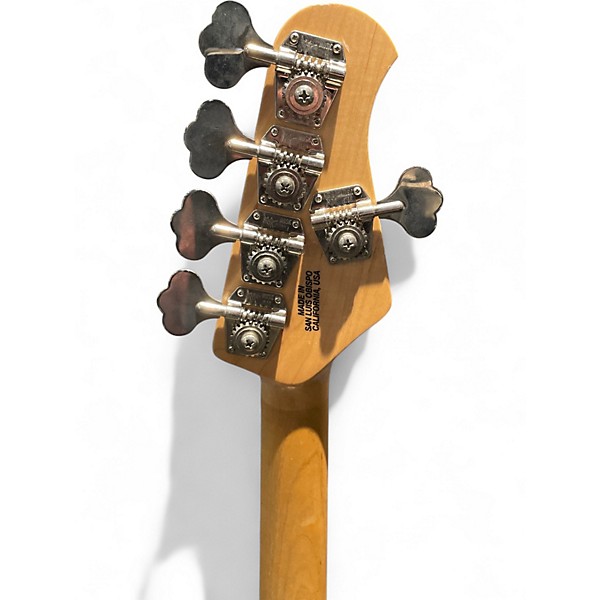 Used Ernie Ball Music Man Stingray 5 Left Handed Natural Electric Bass Guitar