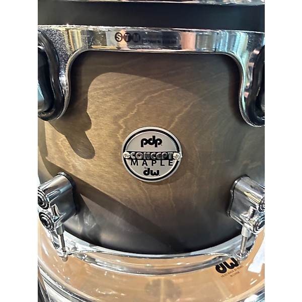 Used PDP by DW 3 Piece Concept Series Charcoal Burst Lacquer Drum Kit
