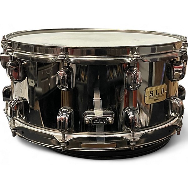 Used TAMA 14X6.5 S.L.P Snare Black Brass Drum