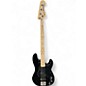Used Squier Percussion bass Black Electric Bass Guitar thumbnail