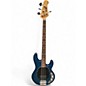 Used Sterling by Music Man Sub 4 Blue Electric Bass Guitar thumbnail