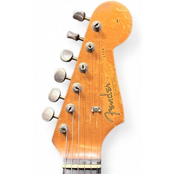 Vintage 1963 Fender STRATOCASTER Sunburst Solid Body Electric Guitar