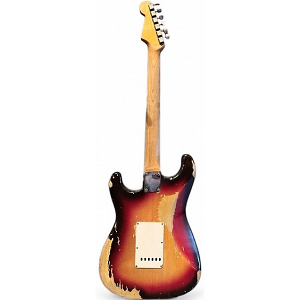 Vintage 1963 Fender STRATOCASTER Sunburst Solid Body Electric Guitar