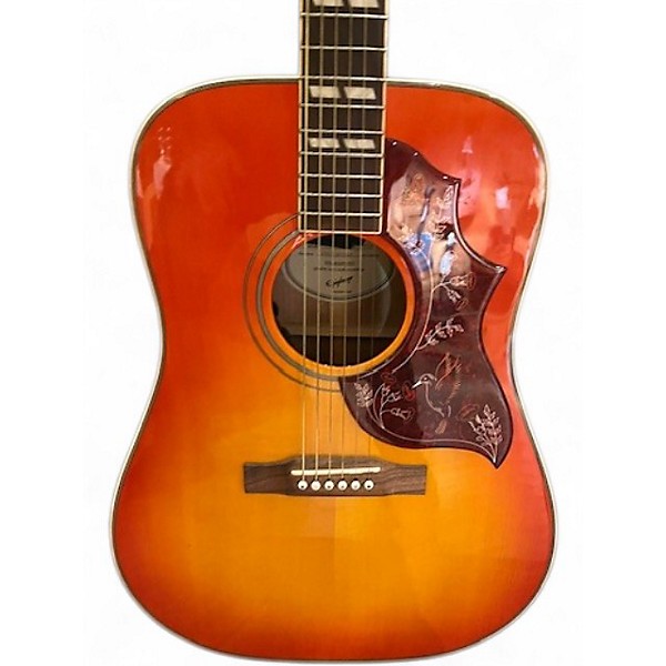 Used Epiphone Hummingbird Pro Heritage Cherry Sunburst  Acoustic Electric Guitar