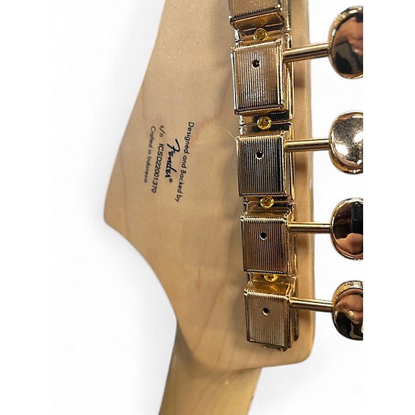 Used Squier 40TH Anniversary Jazzmaster Arctic White Solid Body Electric Guitar