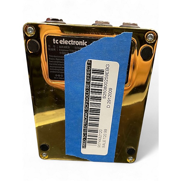 Used TC Electronic SCF GOLD SE Effect Pedal