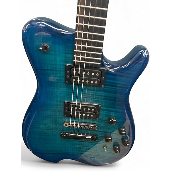 Used Carvin HF2HF2 Allan Holdsworth Fatboy Blue Solid Body Electric Guitar