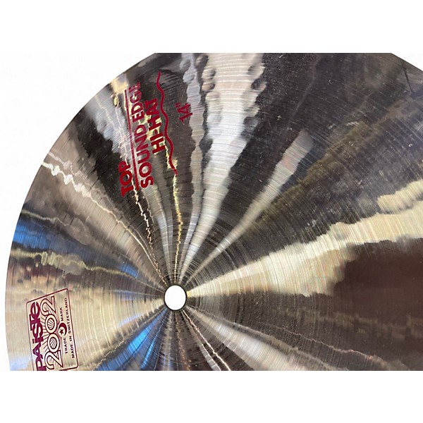 Used Paiste 14in 2002 Sound Edge Hi-Hats Cymbal