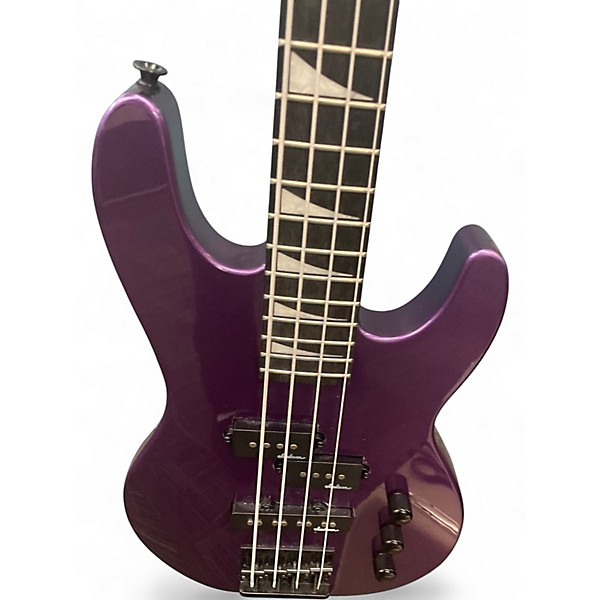 Used Jackson Concert Bass Minion Purple Electric Bass Guitar