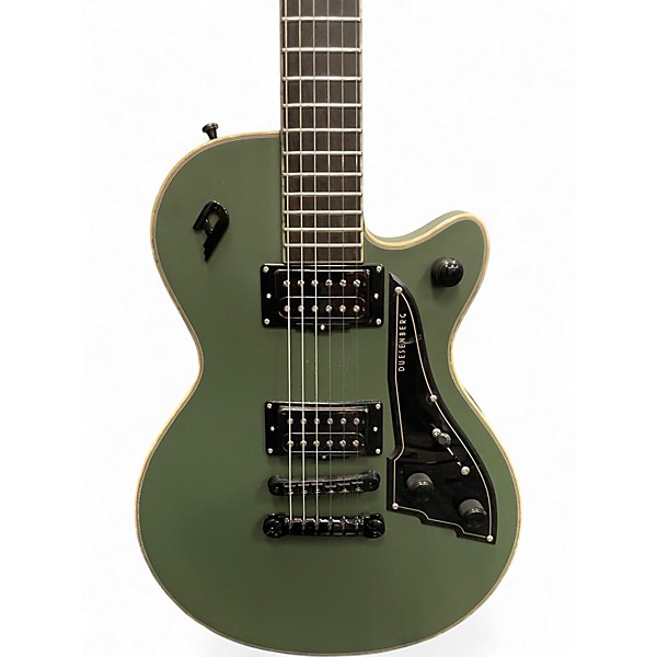 Used Duesenberg Fantom A Matte Olive Solid Body Electric Guitar