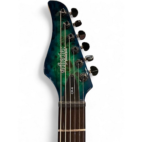 Used Schecter Guitar Research CR6 2 Tone Sunburst Solid Body Electric Guitar