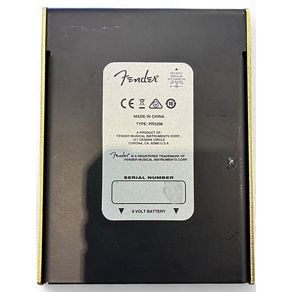Used Fender Pugilist Distortion Effect Pedal