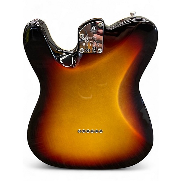 Used 2023 Fender American Ultra Telecaster 3 Color Sunburst Solid Body Electric Guitar