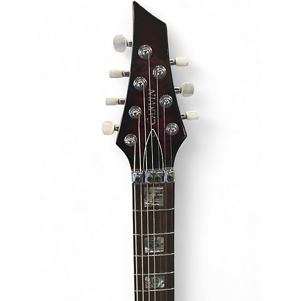 Used Carvin DC727 QUILT RED Solid Body Electric Guitar