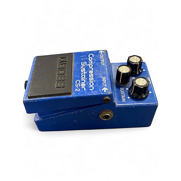 Used BOSS CS2 Compressor Sustainer Effect Pedal