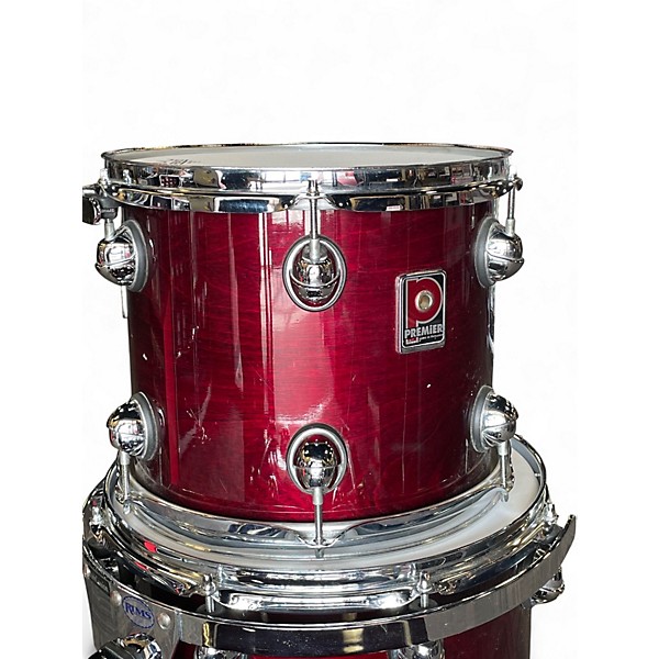 Used Premier 4 Piece Genista Birch Damask Red Drum Kit
