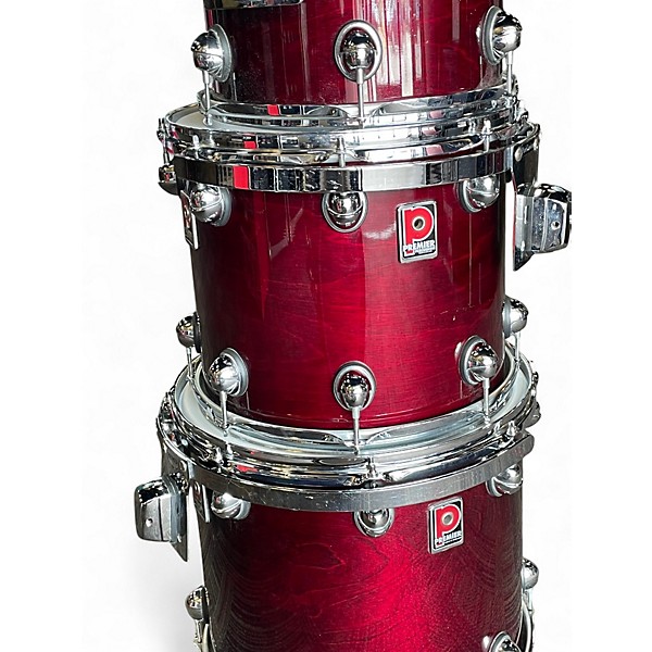 Used Premier 4 Piece Genista Birch Damask Red Drum Kit