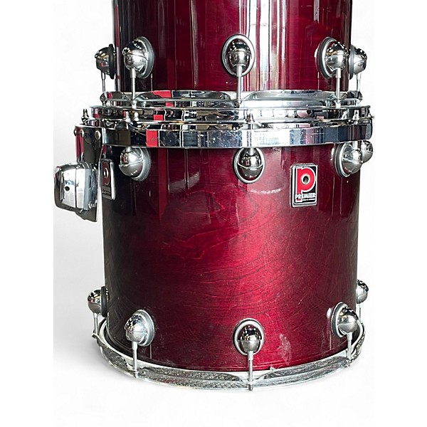 Used Premier 4 Piece Genista Birch Damask Red Drum Kit