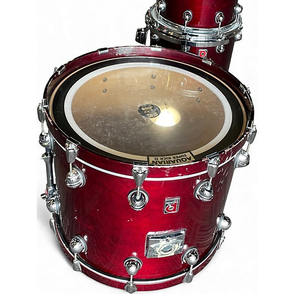 Used Premier 4 Piece Genista Birch Damask Red Drum Kit