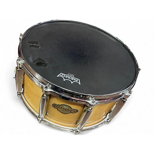 Used Pearl 6.5X14 Masters Studio Snare Natural Drum