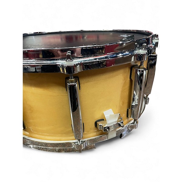 Used Pearl 6.5X14 Masters Studio Snare Natural Drum
