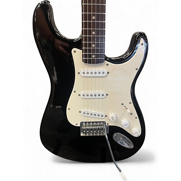 Used Squier Bullet Stratocaster Black Solid Body Electric Guitar