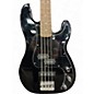 Used Squier Precision Bass Black Electric Bass Guitar