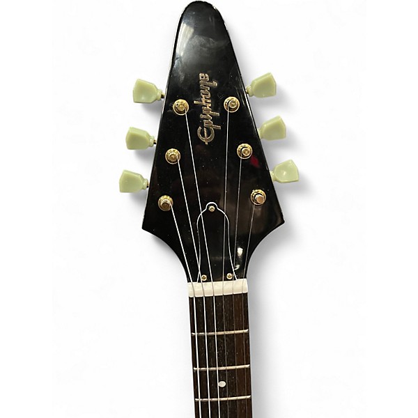 Used Epiphone 1958 Korina Flying V Alpine White Solid Body Electric Guitar