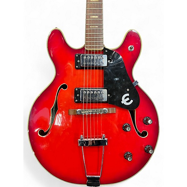 Used Epiphone EA250 Red Hollow Body Electric Guitar