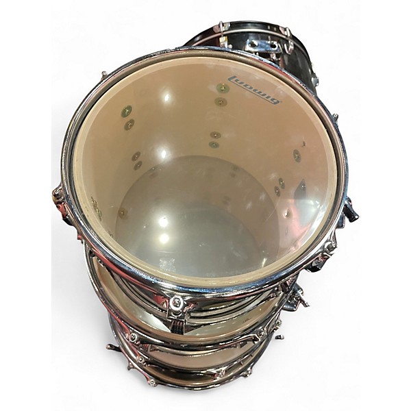 Used Ludwig 5 Piece Backbeat Black Drum Kit