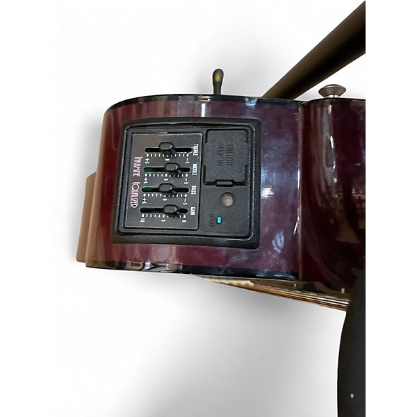 Used Takamine EG330-RC Maroon Acoustic Electric Guitar