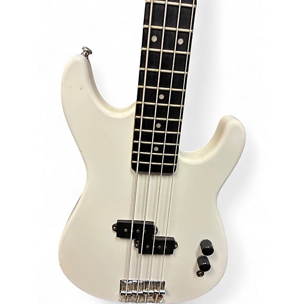 Used Saturday Night Special Professional White Electric Bass Guitar
