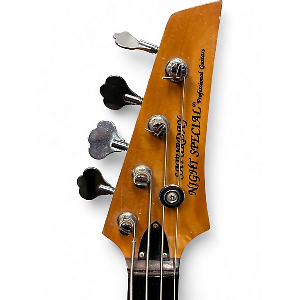 Used Saturday Night Special Professional White Electric Bass Guitar